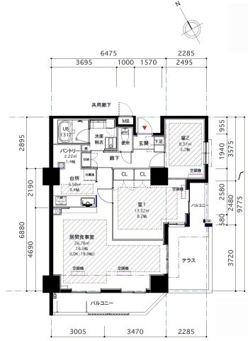【間取り】 | 【新築】Evergreen/向ヶ丘遊園