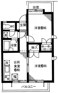 【間取り】 | コーポ・アライ