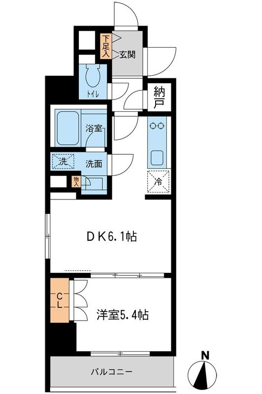 レジデンス両国駅前の間取り