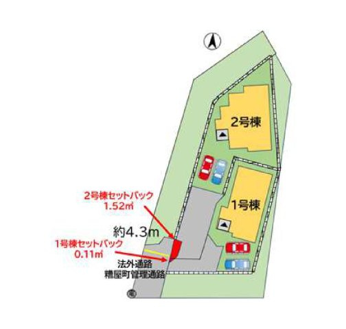 S・糟屋郡粕屋町甲仲原2丁目第4-2棟（2号棟）の間取り