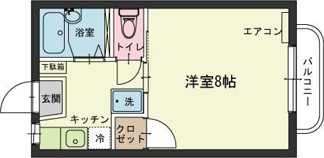 ★3+1プログラム★コスモハイムの間取り