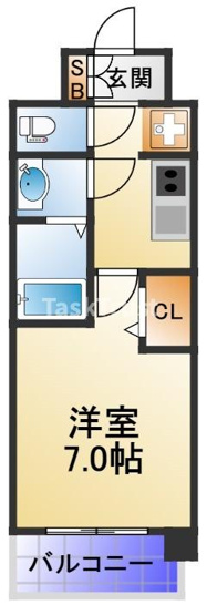 【間取り】 | メインステージ大阪福島