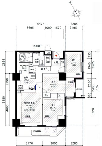 【間取り】 | 【新築】Evergreen/向ヶ丘遊園