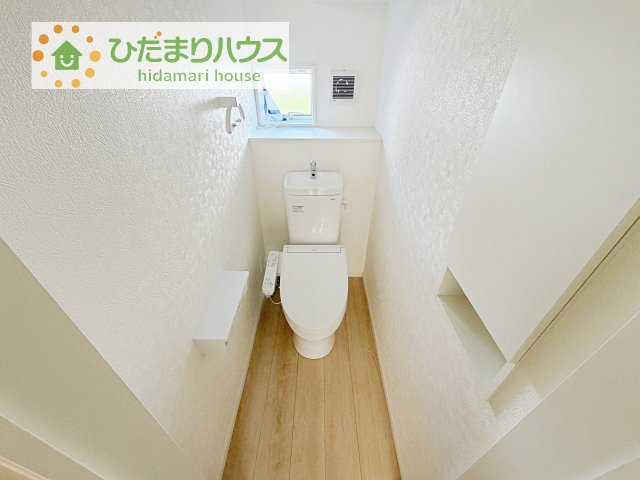 【トイレ】 | 土浦市中村南第11　新築戸建　3号棟 | トイレは1F、2F共に完備！取り合いになることがありませんね(^^)/