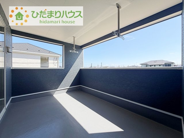 【バルコニー】 | 土浦市中村南第11　新築戸建　3号棟 | 雨の日も安全なインナーバルコニー☆安心してお出かけできますね(^_-)-☆