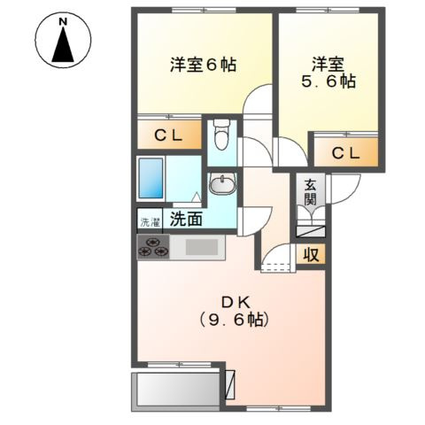 コンフォースⅢの間取り