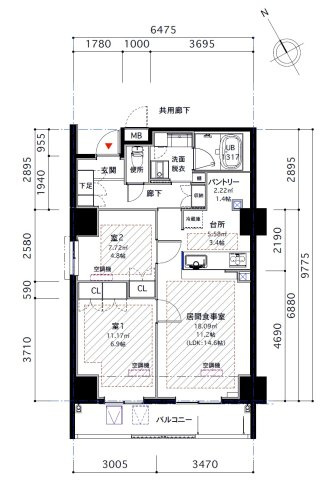 【間取り】 | 【新築】Evergreen/向ヶ丘遊園