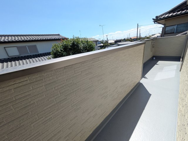 ひたちなか市津田2020番　新築戸建て　B号棟のバルコニー
