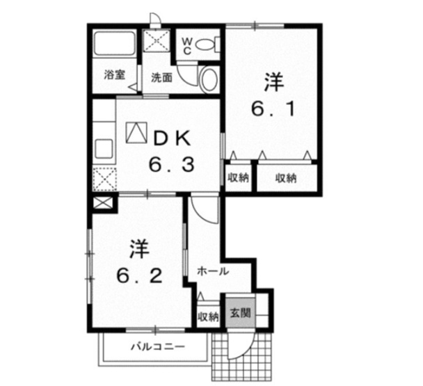 【間取り】 | ラフレシールⅠ