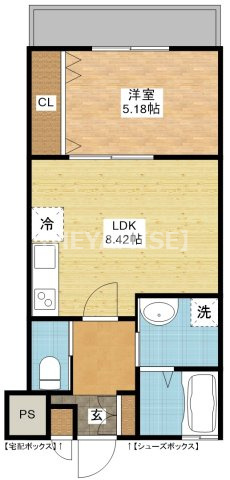 ボナール協和の間取り