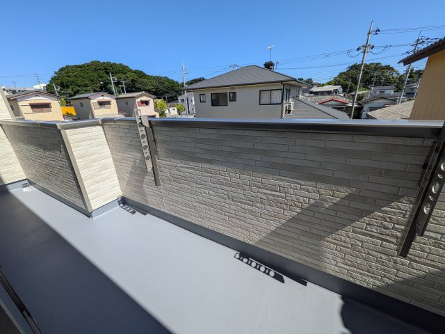 ひたちなか市相金町33番　新築戸建て　A号棟のバルコニー