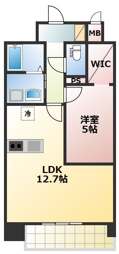 CHAINON長嶺南の間取り