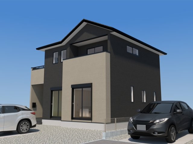宇城市不知火町高良の新築一戸建の外観|イメージ図です