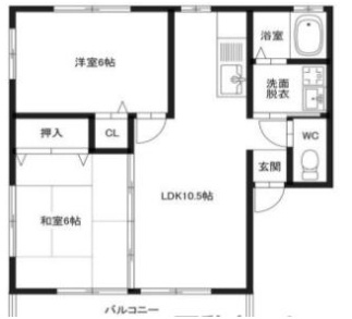 イノセントコーポの間取り