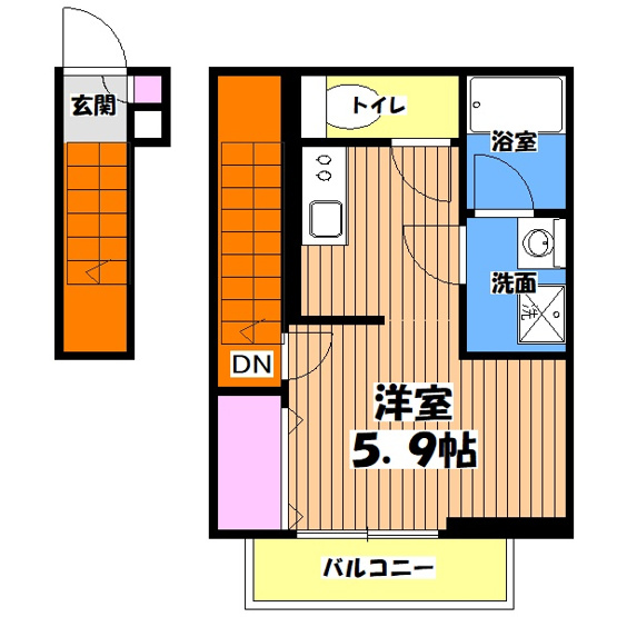 【間取り】 | クレール立川