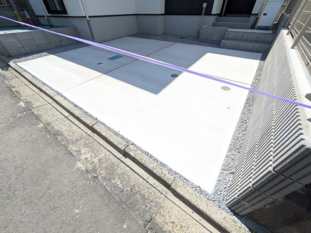 取手市新取手　1丁目　01期　新築戸建ての駐車場|駐車は3台可能です♪