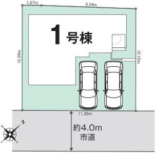 取手市新取手　1丁目　01期　新築戸建ての区画図|区画図です♪