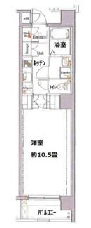 【間取り】 | エクセリア秋葉原 | 間取りです。