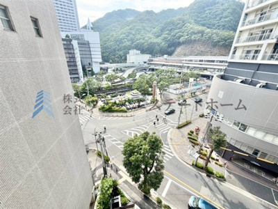 【展望】 | ワコーレ新神戸マスターズレジデンス | 新神戸駅と神戸の山が見えます♪