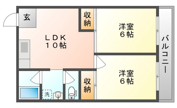 【間取り】 | 竹野マンション