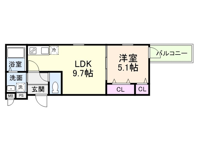 【間取り】 | CHARME PARKSIDE  Ⅰ