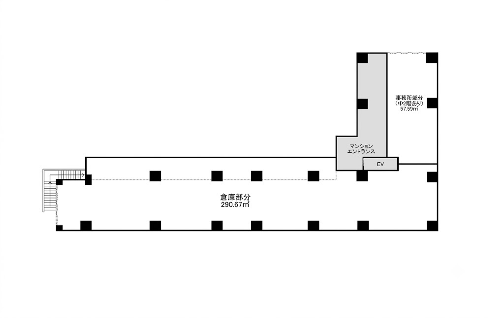 ISハイツ新大阪の間取り