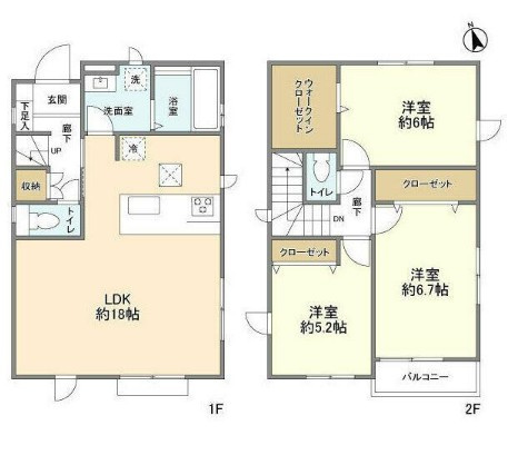Ｋｏｌｅｔ分倍河原の間取り