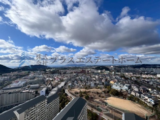 【展望】 | 須磨パークヒルズC棟 | 南西向きで、淡路島や明石海峡大橋まで見渡せます♪