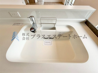 【キッチン】 | シャルム長田 | 天板と一体型のシンク♪溝がないのでお手入れも楽々です♪