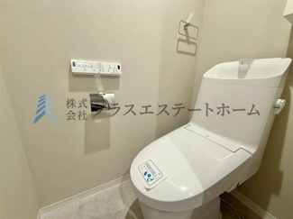 【トイレ】 | シャルム長田 | 温水洗浄便座付きで、通年快適に利用できます♪