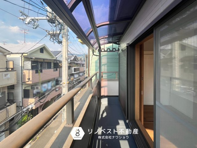 東大阪市水走1丁目のバルコニー|【リノベスト不動産】テナント（事業用）物件のご紹介も可能です。事務所移転・新規開業等お気軽にご相談ください♪
