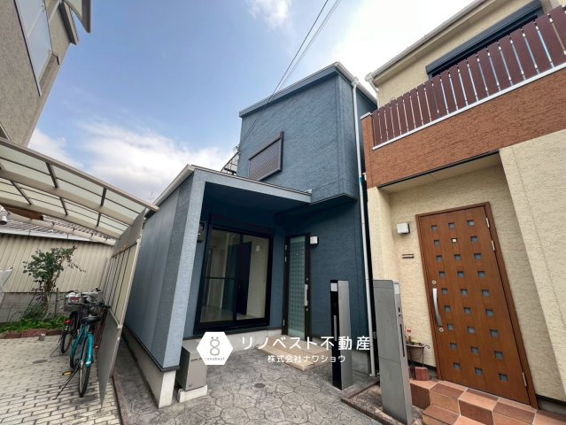 東大阪市池島町2丁目の外観|閑静な住宅街に立地する4LDK中古戸建です♪
