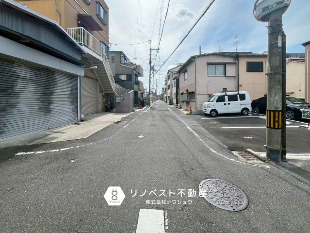東大阪市大蓮南1丁目の前面道路含む現地写真|【リノベスト不動産】テナント（事業用）物件のご紹介も可能です。事務所移転・新規開業等お気軽にご相談ください♪
