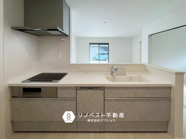 東大阪市大蓮南1丁目のキッチン|IHクッキングヒーターでお掃除がラクラク♪
実はガスコンロより火力が強いんです！