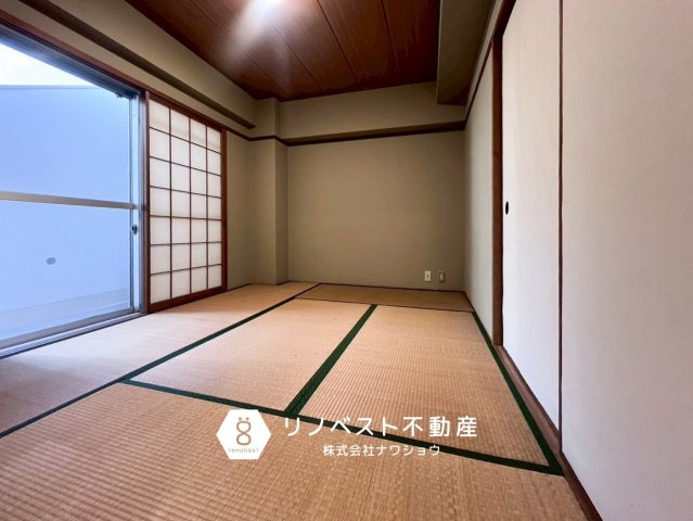 ハイタウン石切F棟の和室|2部屋和室がございます◎
各部屋押入付き♪