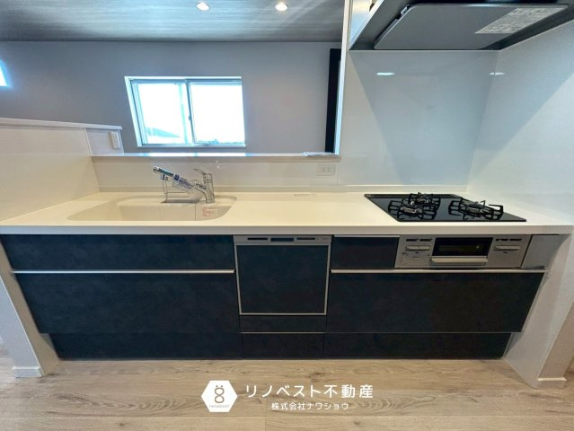 東大阪市豊浦町のキッチン|食洗機付きのシステムキッチン。家事効率がUPします！