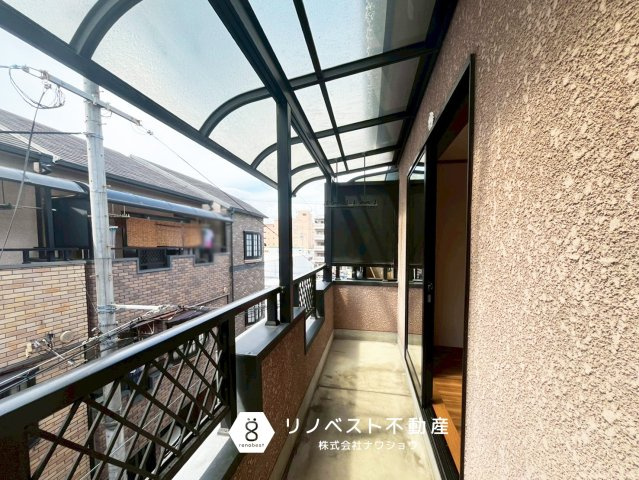 大阪市東成区東今里３丁目のバルコニー|【リノベスト不動産】テナント（事業用）物件のご紹介も可能です。事務所移転・新規開業等お気軽にご相談ください♪
