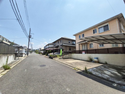 【前面道路含む現地写真】 | 州見台八丁目　定期借地権付き一戸建