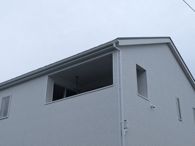 ひたちなか市津田　第3　新築戸建て　2号棟のバルコニー