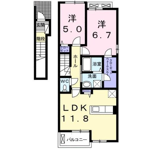 アルドールの間取り