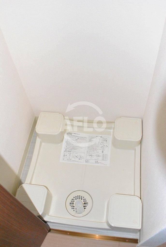 プレサンス難波フィネストの洗面所|プレサンス難波フィネスト　洗濯機置き場