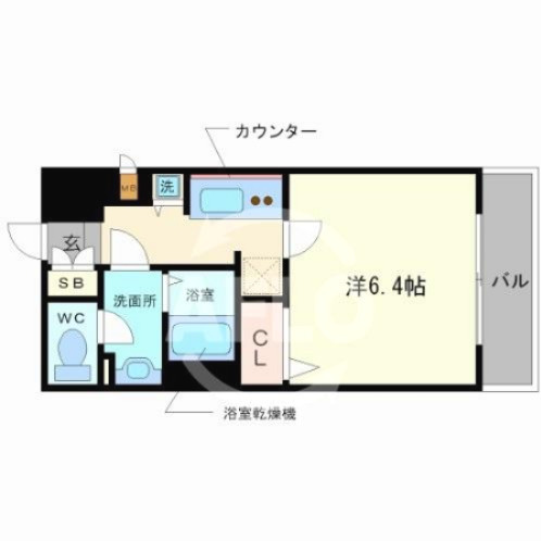 プレサンス難波フィネストの間取り|プレサンス難波フィネスト　間取り