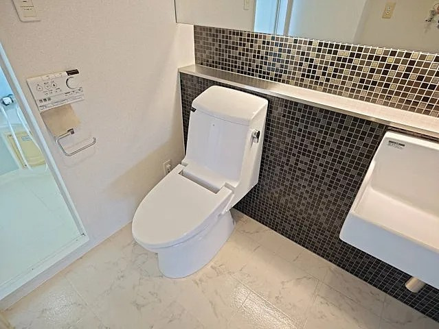 神戸市東灘区深江北町３丁目の賃貸マンションのトイレ