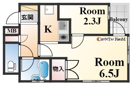 プリオーレ神戸2の間取り