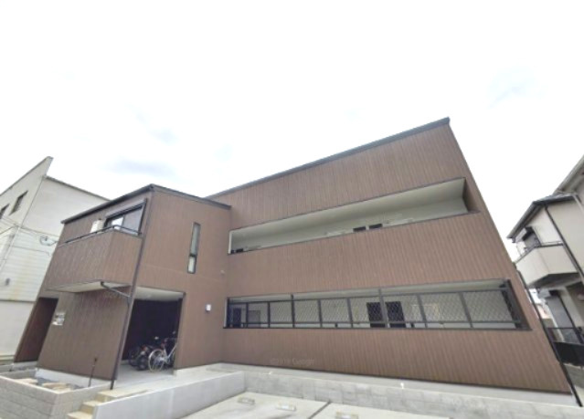 神戸市東灘区住吉宮町１丁目のアパートの外観