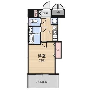 神戸市東灘区深江本町１丁目の賃貸マンションの間取り