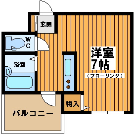 スウィートハイツ本道の間取り