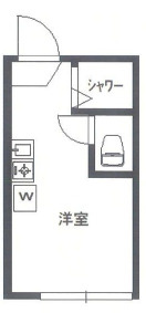 新宿区西落合３丁目のアパートの間取り