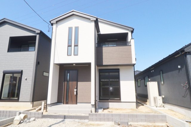 郡山市富久山町久保田字岡ノ城　　　2号棟　　　行健小学校、行健中学区の外観パース|南東側から見た外観CGパース♪