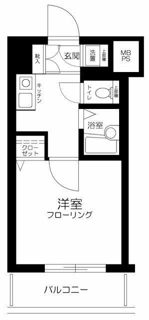 ステージファースト目白の間取り|間取りです。